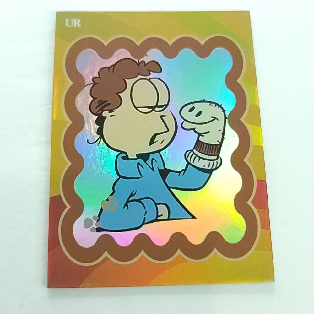2023 Garfield Jon Arbuckle Sock Happy Life Trading Card Kayou Animation UR 013